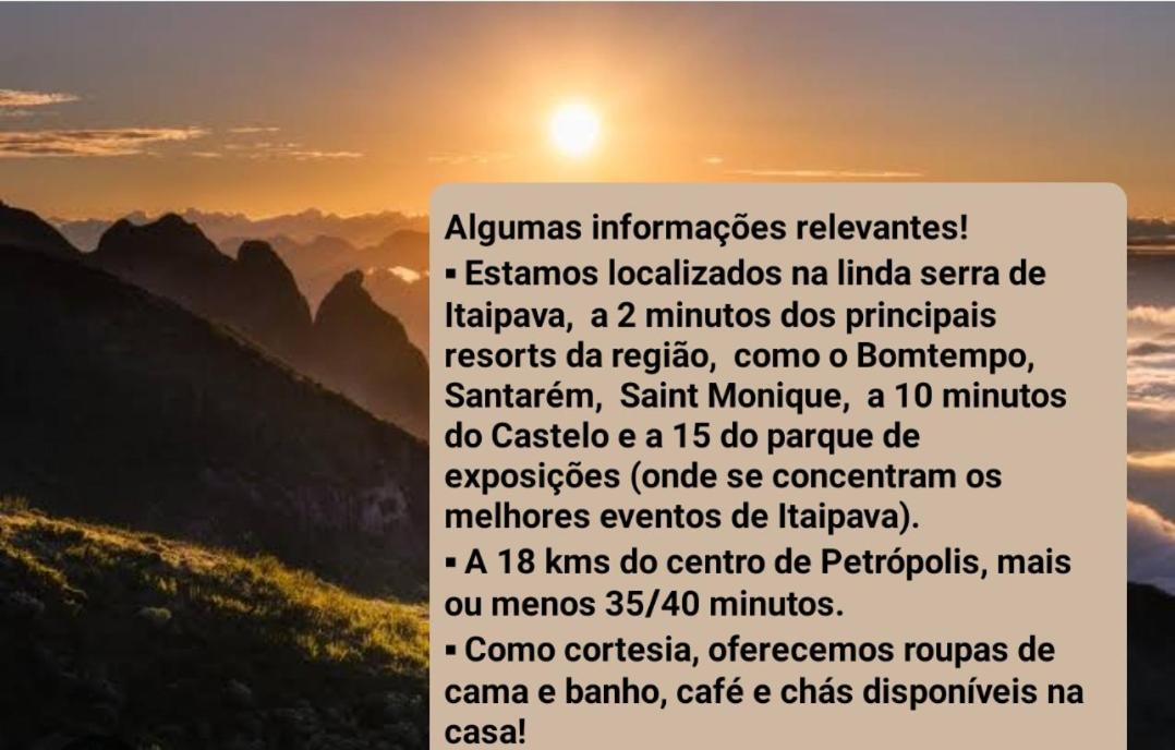 Recanto De Itaipava - Casa Com Forno De Pizza A Lenha, Churrasqueira, Pet Friendly, Equipada Para Ate 6 Pessoas, Em Meio A Natureza E Proxima Ao Centro Do Bairro Petrópolis Dış mekan fotoğraf